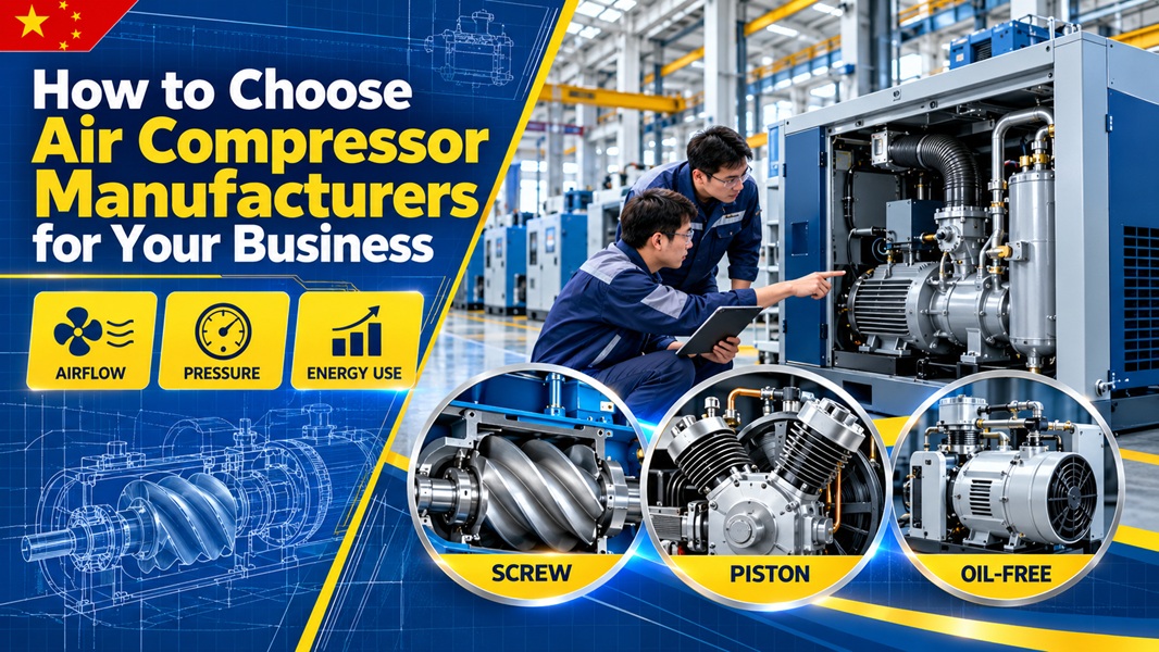 How to Choose Air Compressor Manufacturers for Your Business