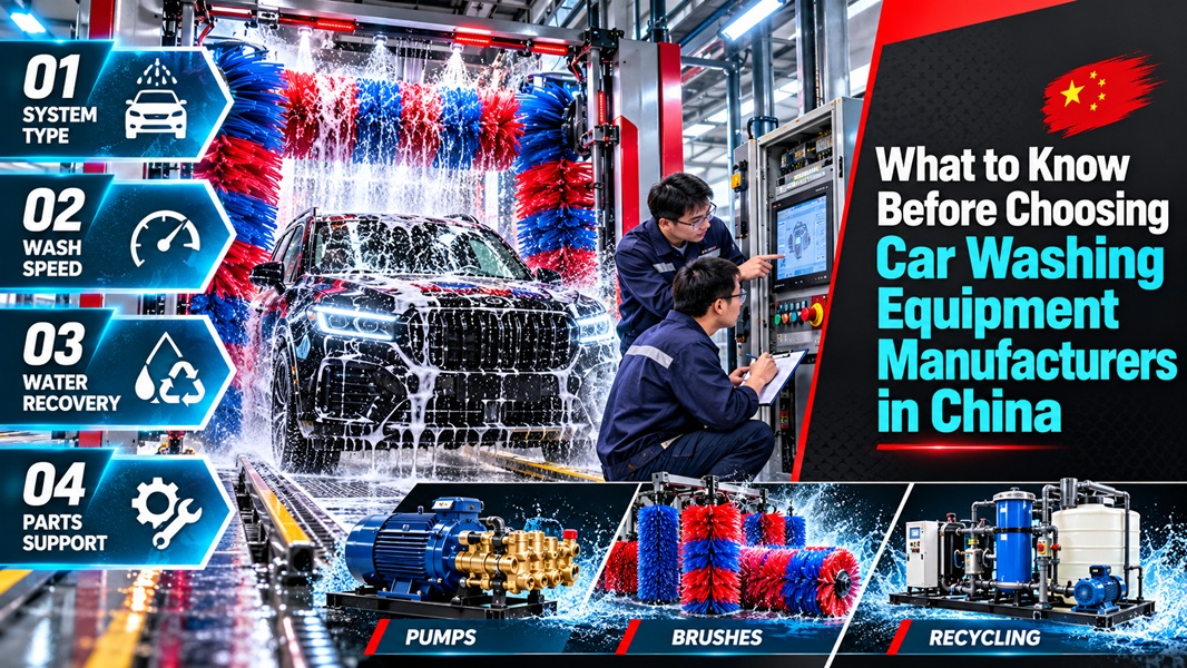 Choosing Car Washing Equipment Manufacturers in China