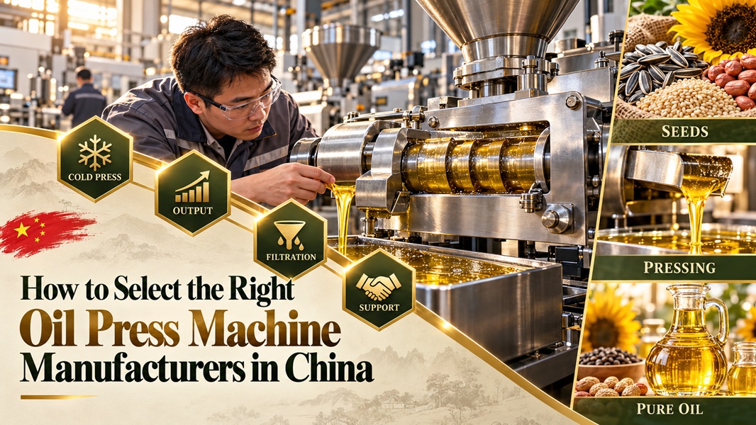 How to Select the Right Oil Press Machine Manufacturers from China