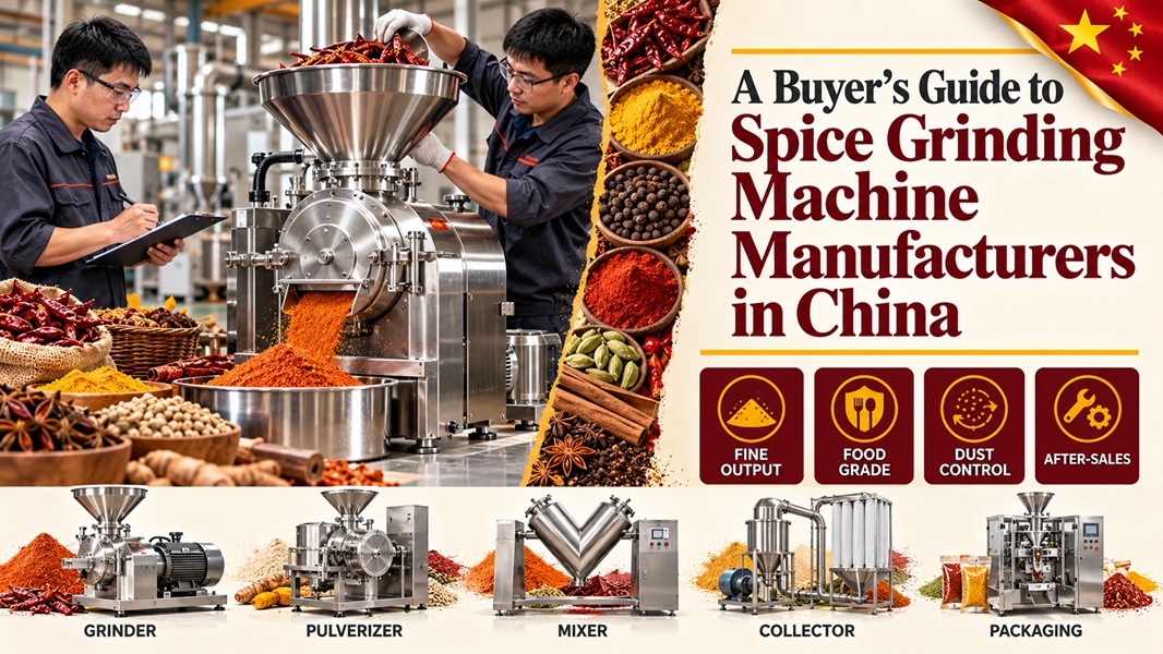 A Buyer’s Guide to Spice Grinding Machine Manufacturers in China