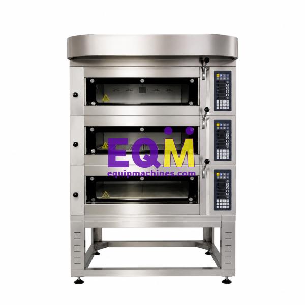 3 Deck 6 Trays Bread Gas Oven