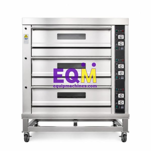3 Deck 6 Trays Gas Deck Oven