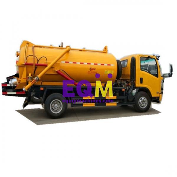 Construction 6000L Sewage Vacuum Suction Trucks
