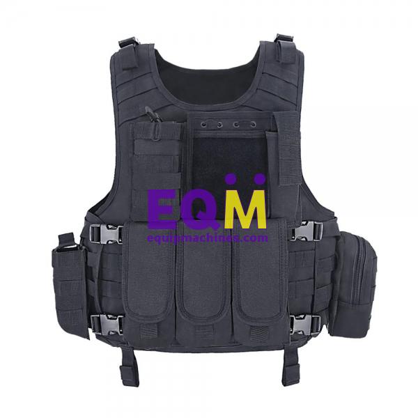Army Military 600D Polyester Tactical Bulletproof Vest 2 - Side Plates Vest Design