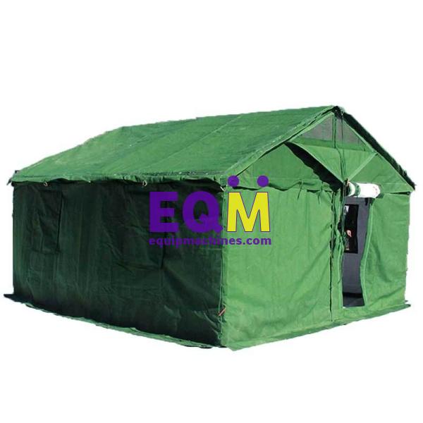Army Green Color Canvas Fabric Camping Tent
