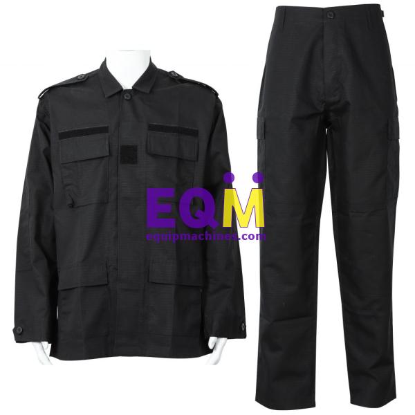 Black Military BDU Battle Dress Uniform