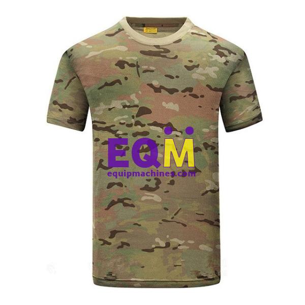 Camouflage Breathable Tactical Army Trainning Combat T Shirt