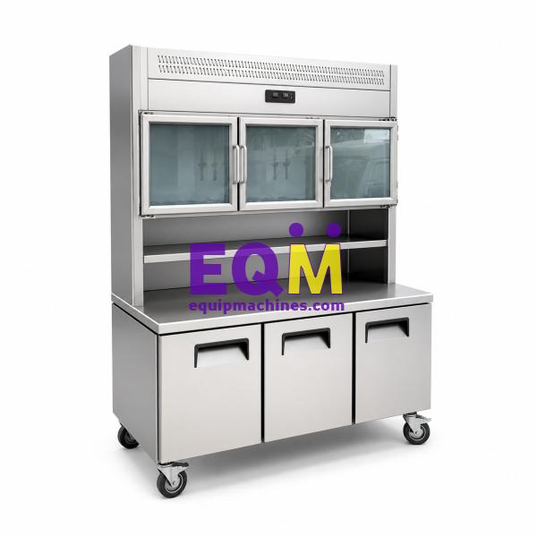 Combo Display Refrigerator for Mixed-Stock Counters