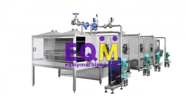 Food Continuous Spraying Type Pasteurization and Cooling Tunnel