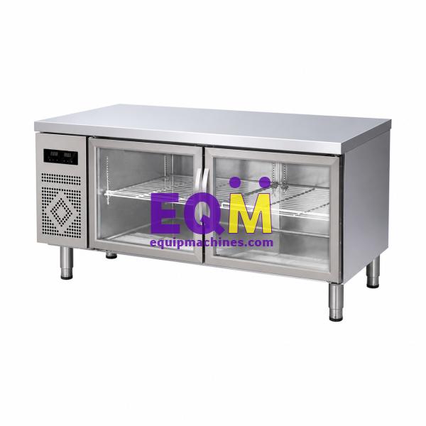 Glass-Door Workbench Fridge