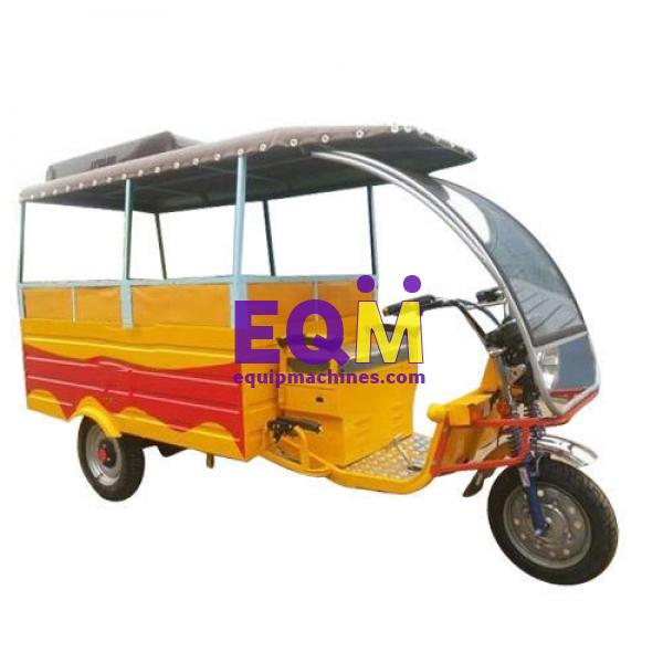 High Power Three Wheelers Battery E-Rickshaw