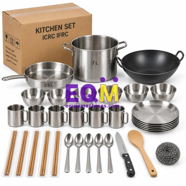 Relief Aid Kitchen Set ICRC/IFRC Standard Type B