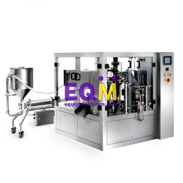 Liquid Rotary Pouch Packaging Line