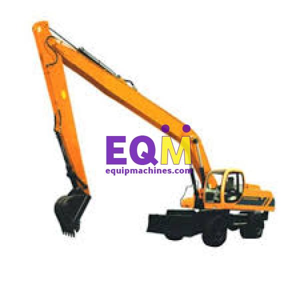 Construction Long Boom Wheel Excavator