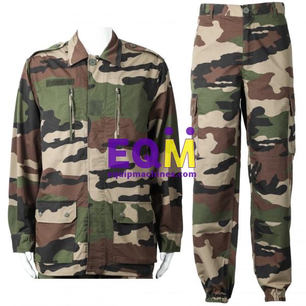 Rip stop Cloth Camouflaged Jacket and Pant