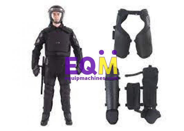 Army Military Security Anti Riot Armour Anti - Impact Fire Retardant Material For Incendiary Attacks