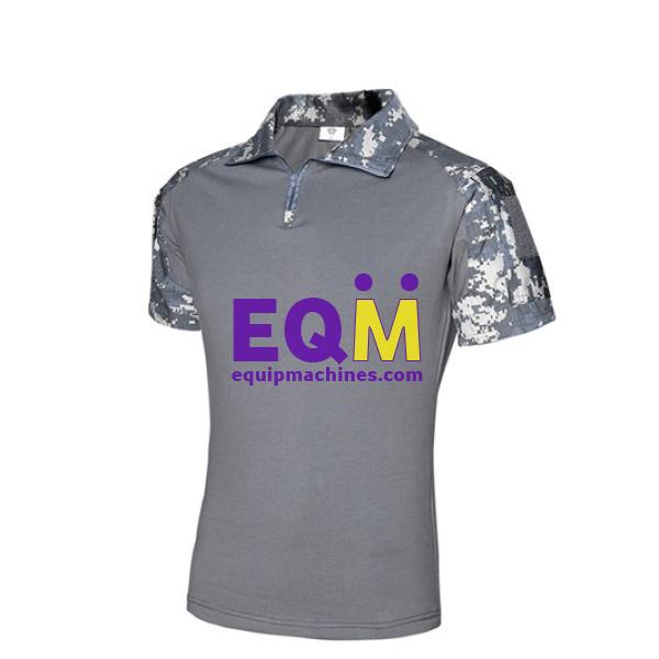 Summer Short Sleeves Mens Camouflage Frog Suit Shirts