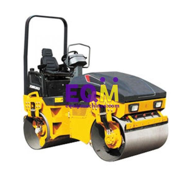 Construction Tandem Drum Full Hydraulic Driven 1.8 Ton Vibratory Road Roller