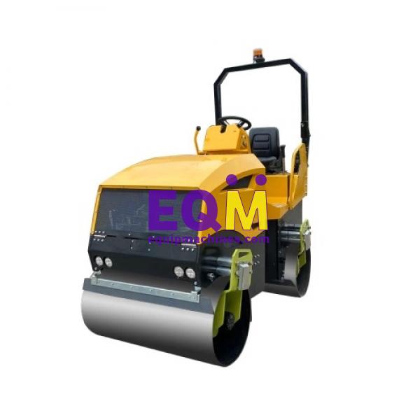 Construction Tandem Drum Mechanical Driven 3 Ton Vibratory Road Roller