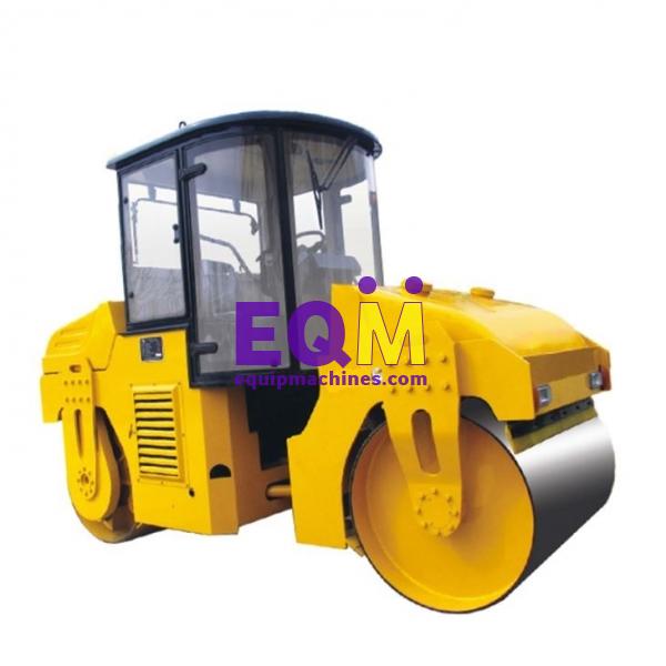 Construction Tandem Drum Mechanical Driven 6 Ton Vibratory Road Roller