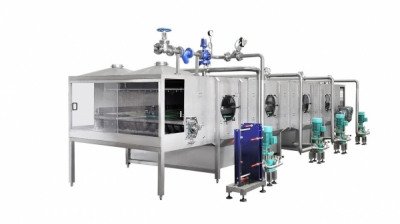 Food Continuous Spraying Type Pasteurization and Cooling Tunnel