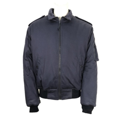 Feshionable Navy Blue Bomb Flight Jacket with Lining