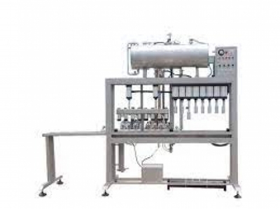 Glass Bottle Filling Machine (PLC)