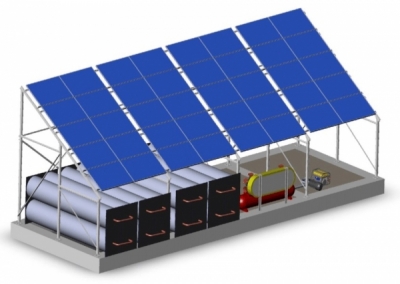 Hybrid Solar Power Plant