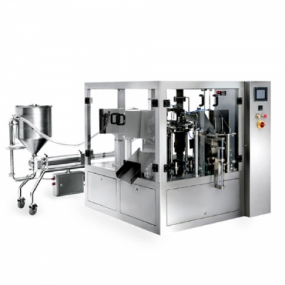 Liquid Rotary Pouch Packaging Line