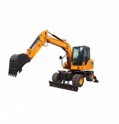 Construction Long Boom Wheel Excavators