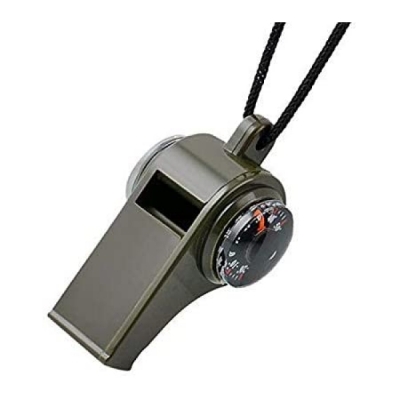 Army Military Whistle Compass